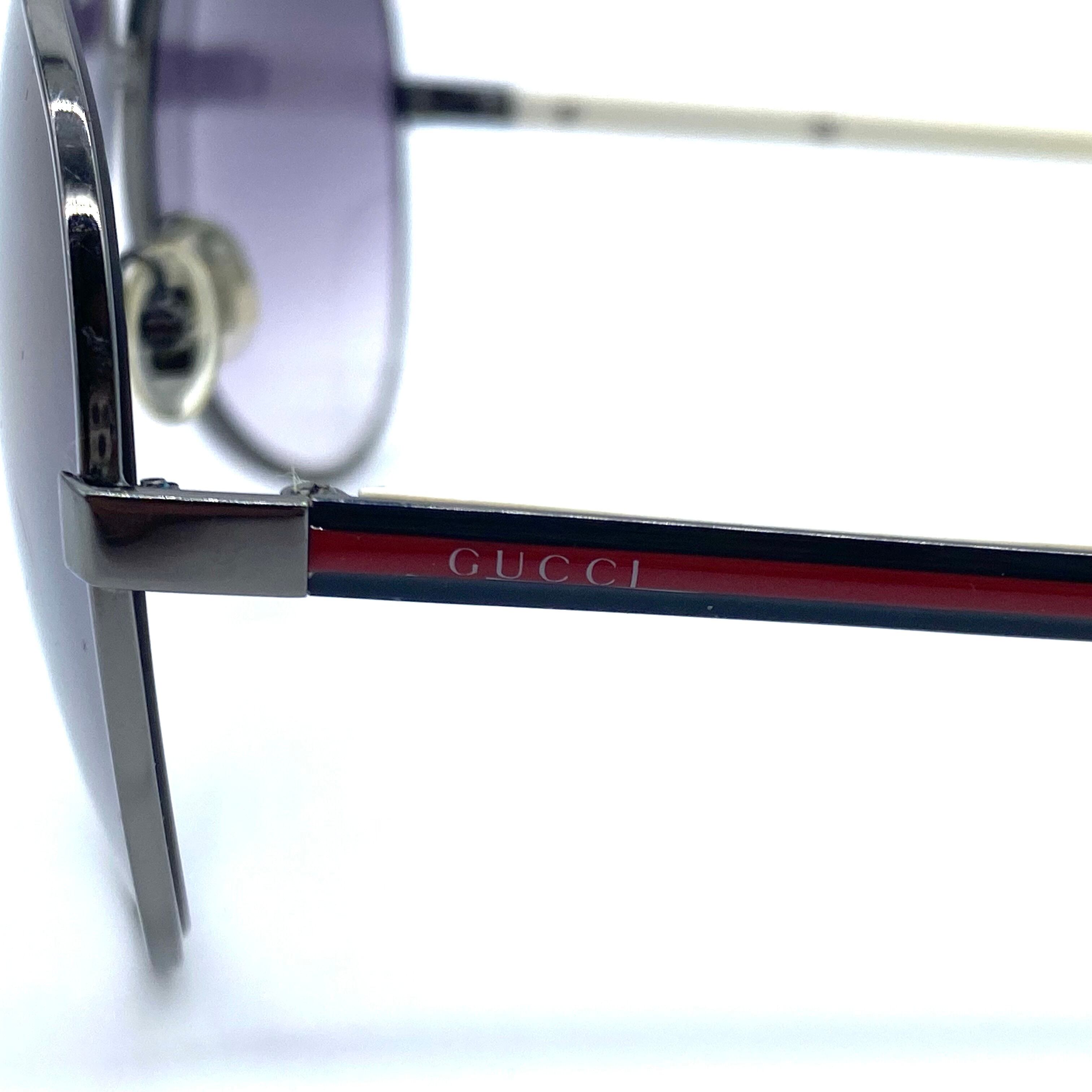 Vintage Gucci Eyewear Teardrop Sunglasses Webline / ヴィンテージ 