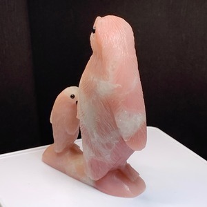 1.ピンクオパール・親子ペンギン