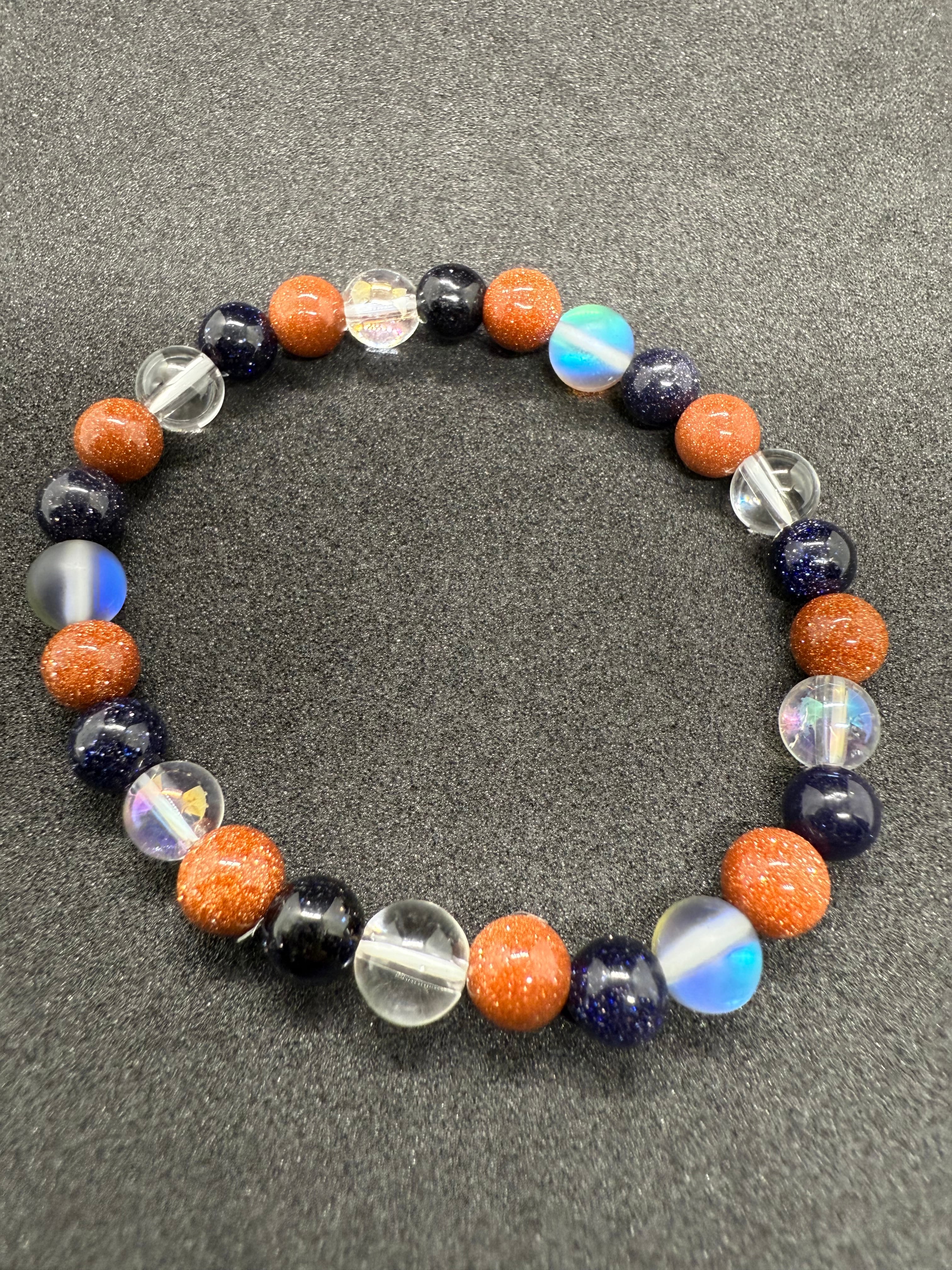 【値下げ】スーパーセブン（エスピリトサント州産） 等、 天然石 ブレスレット ⑧ エスピリトサント鉱山【最高級スーパーセブン】8-8.5mm | Pay ID