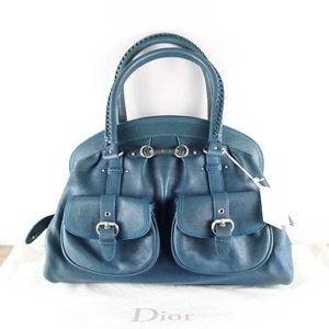 .Christian Dior LOGO LEATHER BOSTON BAG MADE IN ITALY/クリスチャンディオールロゴレザーボストンバッグ 2000000053660