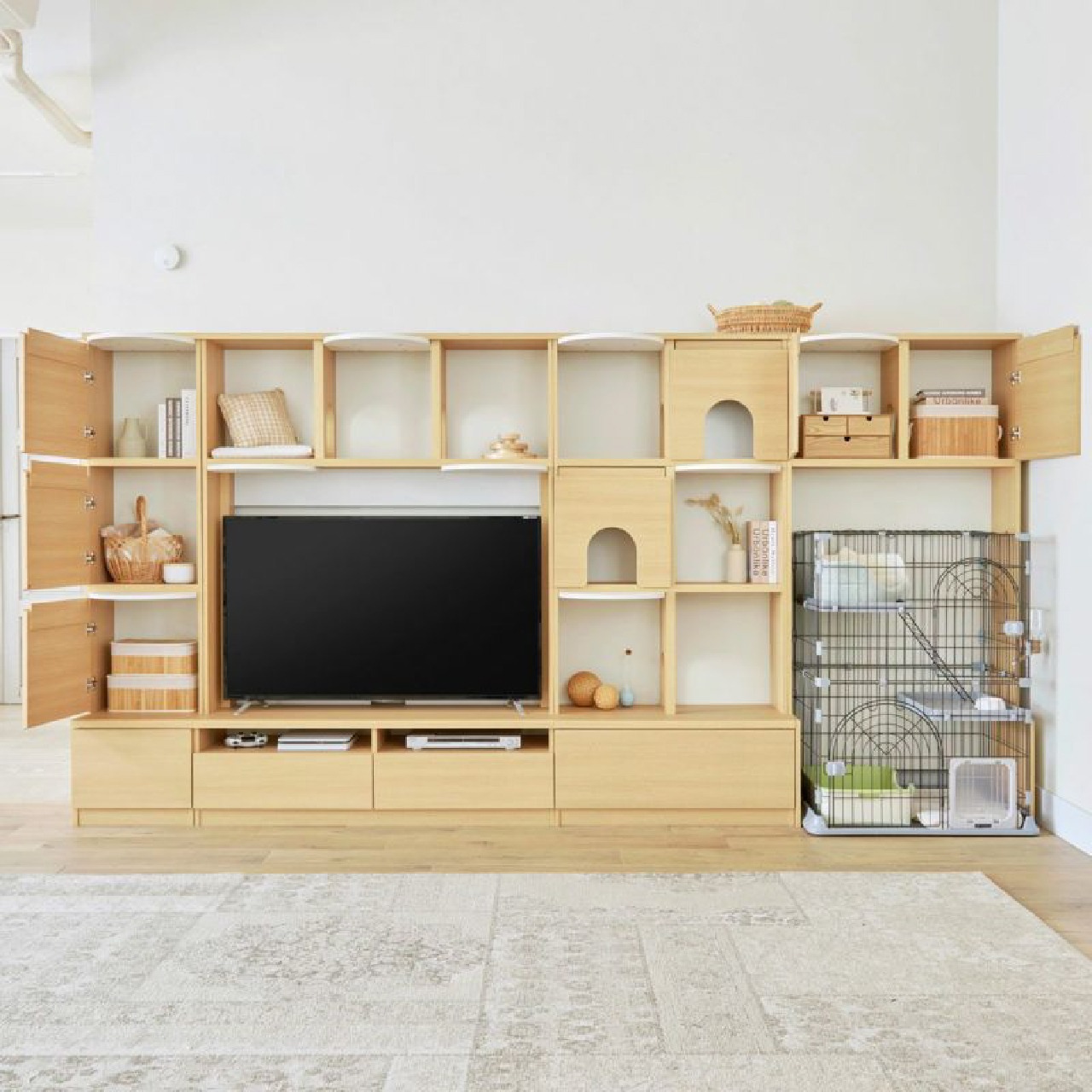 ニャコモ 穴無し扉 NCM-D45 B NA