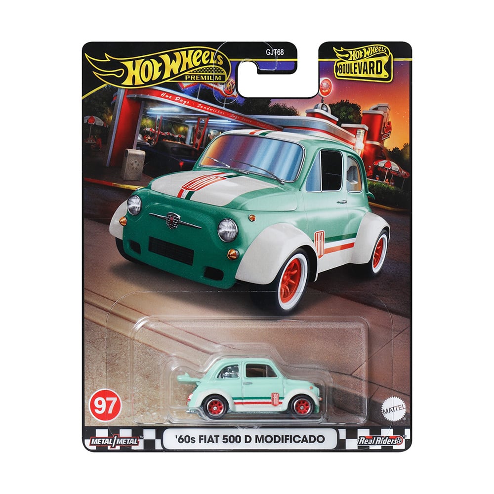 ホットウィールスーパートレジャーハント Fiat 500 1/64