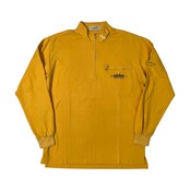 adabat アダバット ハーフジップ ハイネック スウェット トレーナー シャツ 4 /イエロー系/ゴルフ/ワールド/日本製