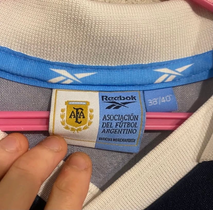 【希少】90's サッカー・アルゼンチン代表 ユニフォーム リーボック 美品
