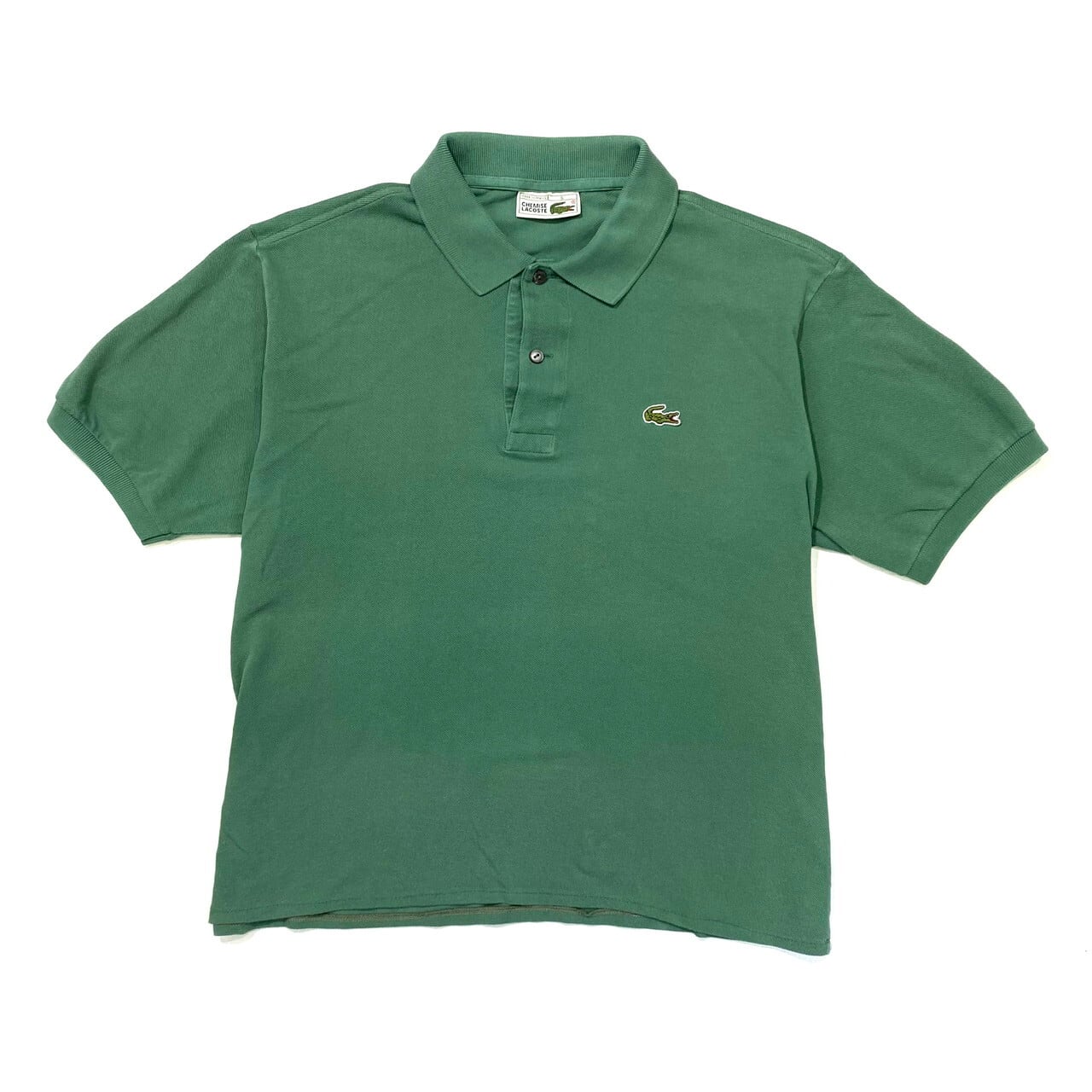 80年代 フランス製 LACOSTE ラコステ ポロシャツ サイズ5 メンズL 古着 