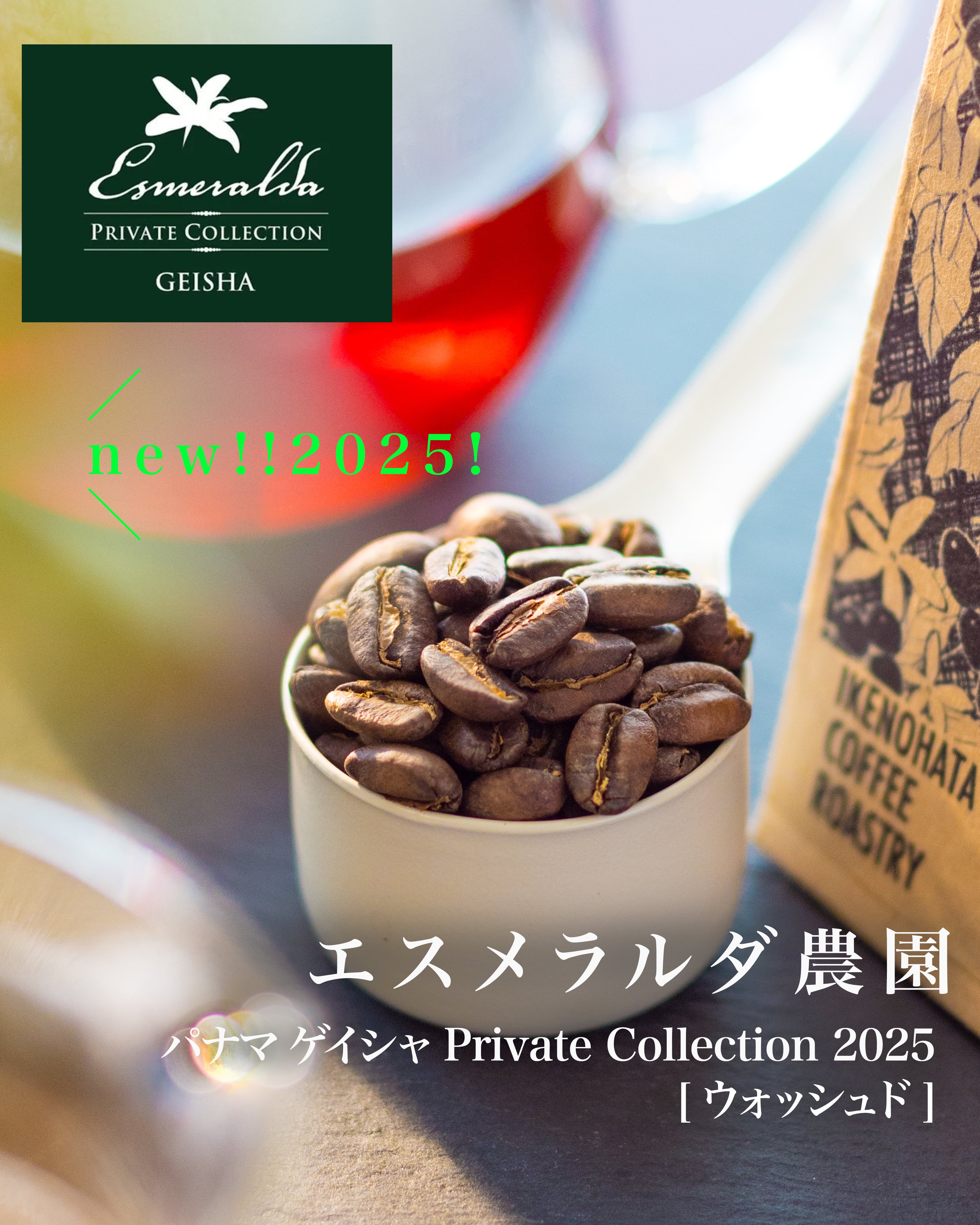 パナマ レリダ [ナチュラル] ゲイシャ 200g | IKENOHATA COFFEE