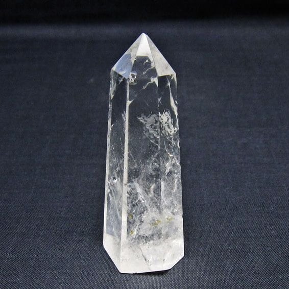 水晶 六角柱 ポイント 置物 一点物 142-11032