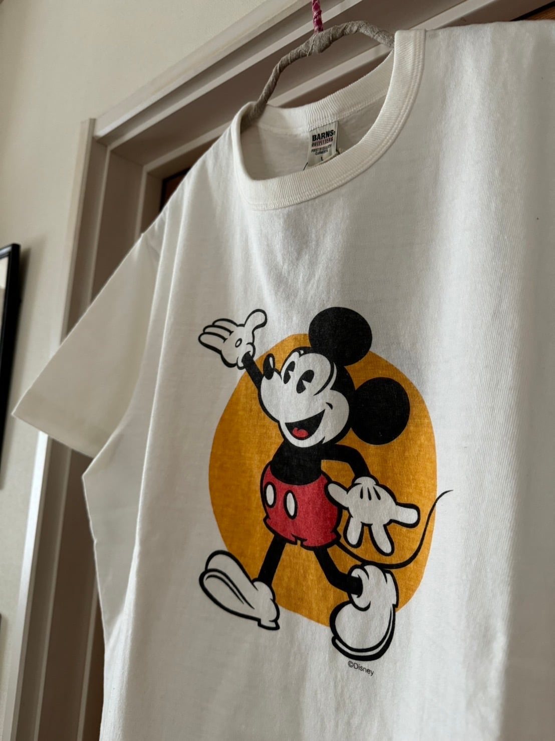 BARNS 吊り編み×ミッキーTシャツ | Branch m '. Spicahome
