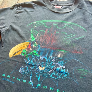 90's  D.C.COMICS  Official  〝 BATMAN FOREVER 〟  - MADE IN CANADA -  / Size  LARGE