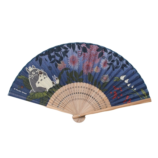 【5/31発売】となりのトトロ　扇子　木漏れ花火（1853）