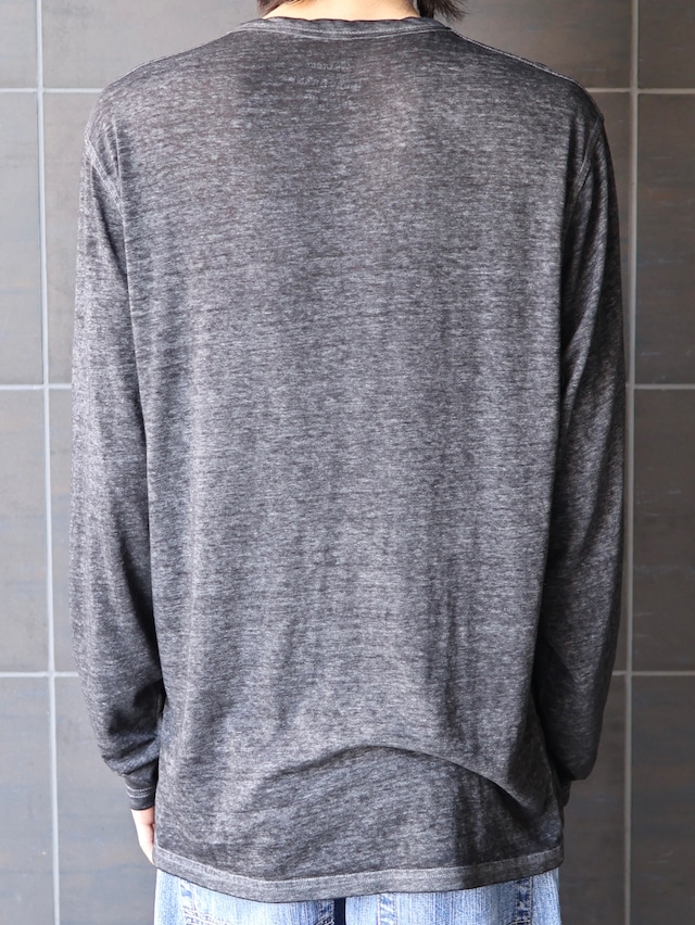 relax fit henley neck top