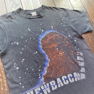 90s  LUCAS FILM official STAR WARS 〝CHEWBACCA〟print T-Shirt Size　LARGE