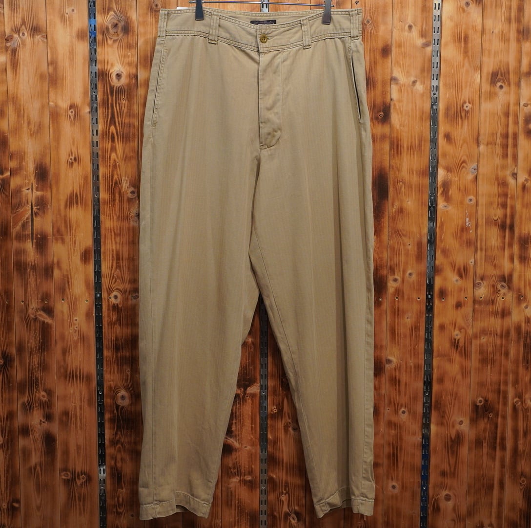 90s 初期 黒タグ 三つ星 RRL ヘリンボーンパンツ W33/ralphlauren ラルフローレン