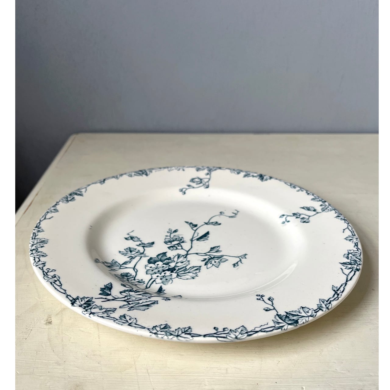 フランス製 ヴィンテージ 食器】サルグミンヌ 花リム カップ＆ソーサー