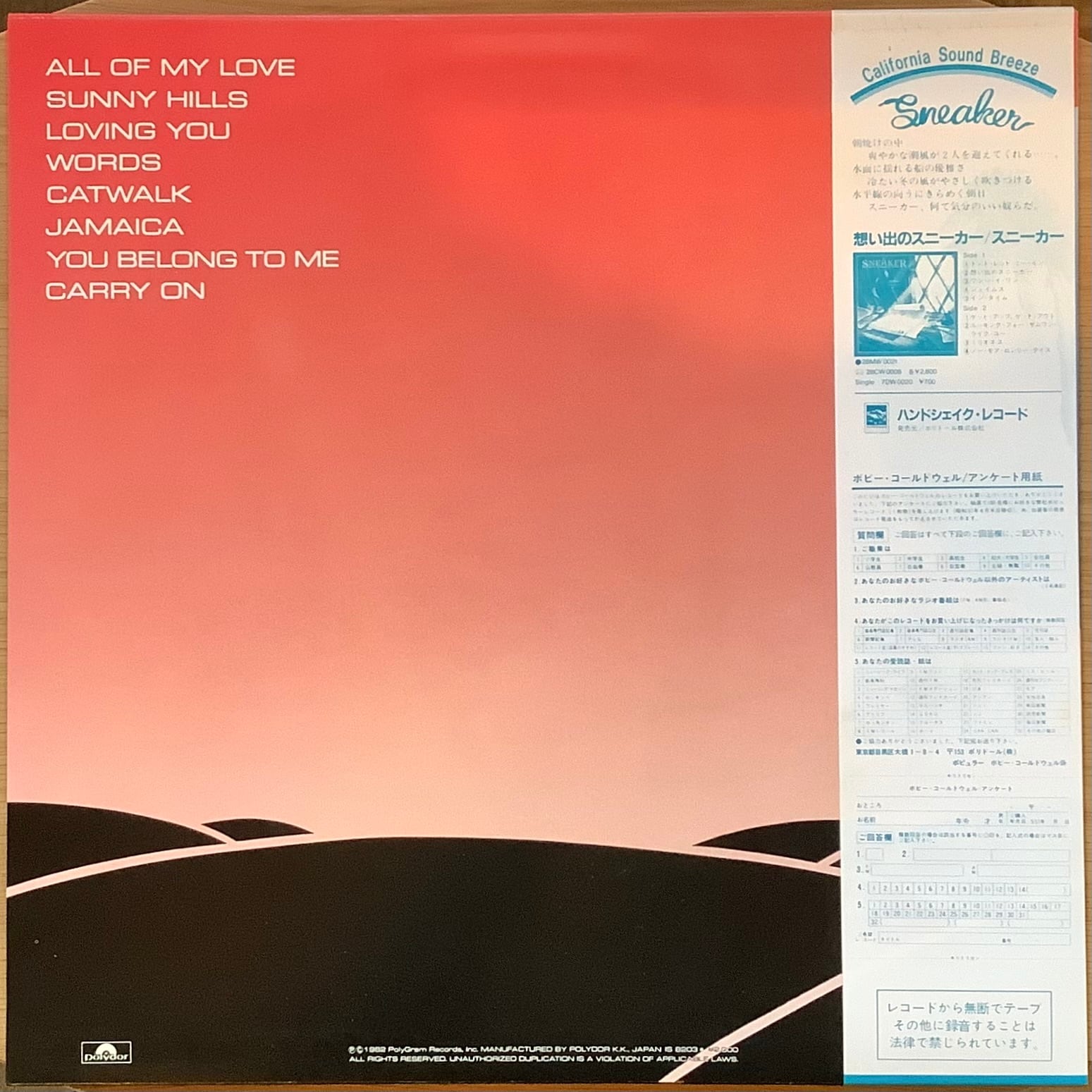 BOBBY CALDWELL / CARRY ON | Plastic Soul Records