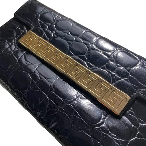 GIANNI VERSACE enamel leather wallet
