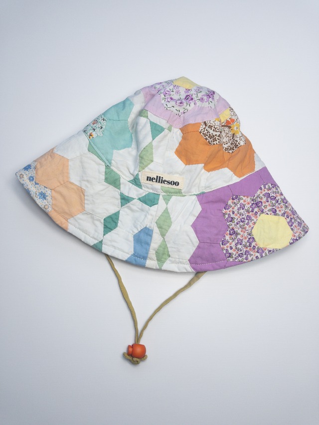 《即納》Nellie Soo / vintage quilt hat 001 (0-1.5Y)