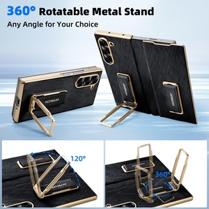 ◆Galaxy Z Fold 7/6◆ Dual Strap Leather Phone Case / デュアル ストラップ レザー スマホケース