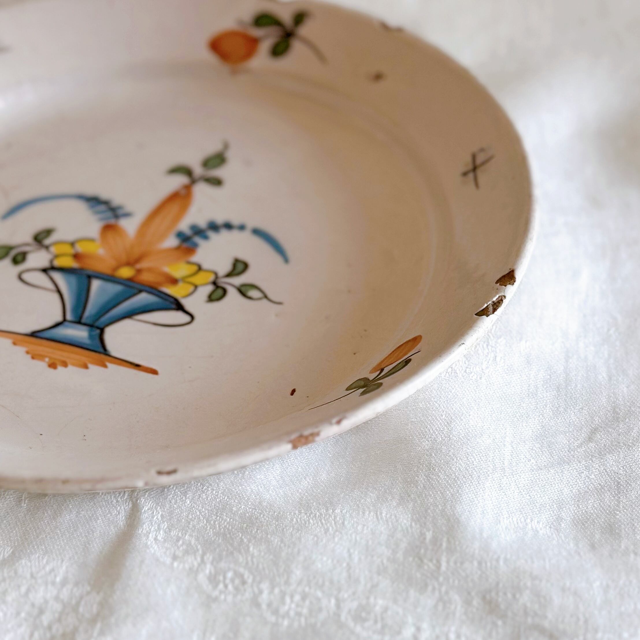 Nevers ヌヴェール窯 18世紀 プレート（フランス） | ぽわにえ・だ