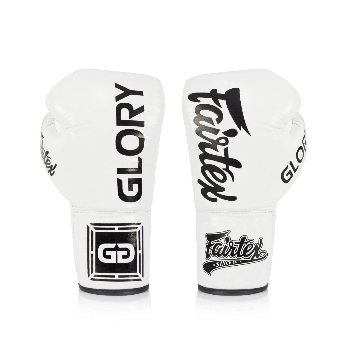 Fairtex BGLG1-Fairtex x Glory 10oz ホワイト ボクシンググローブ