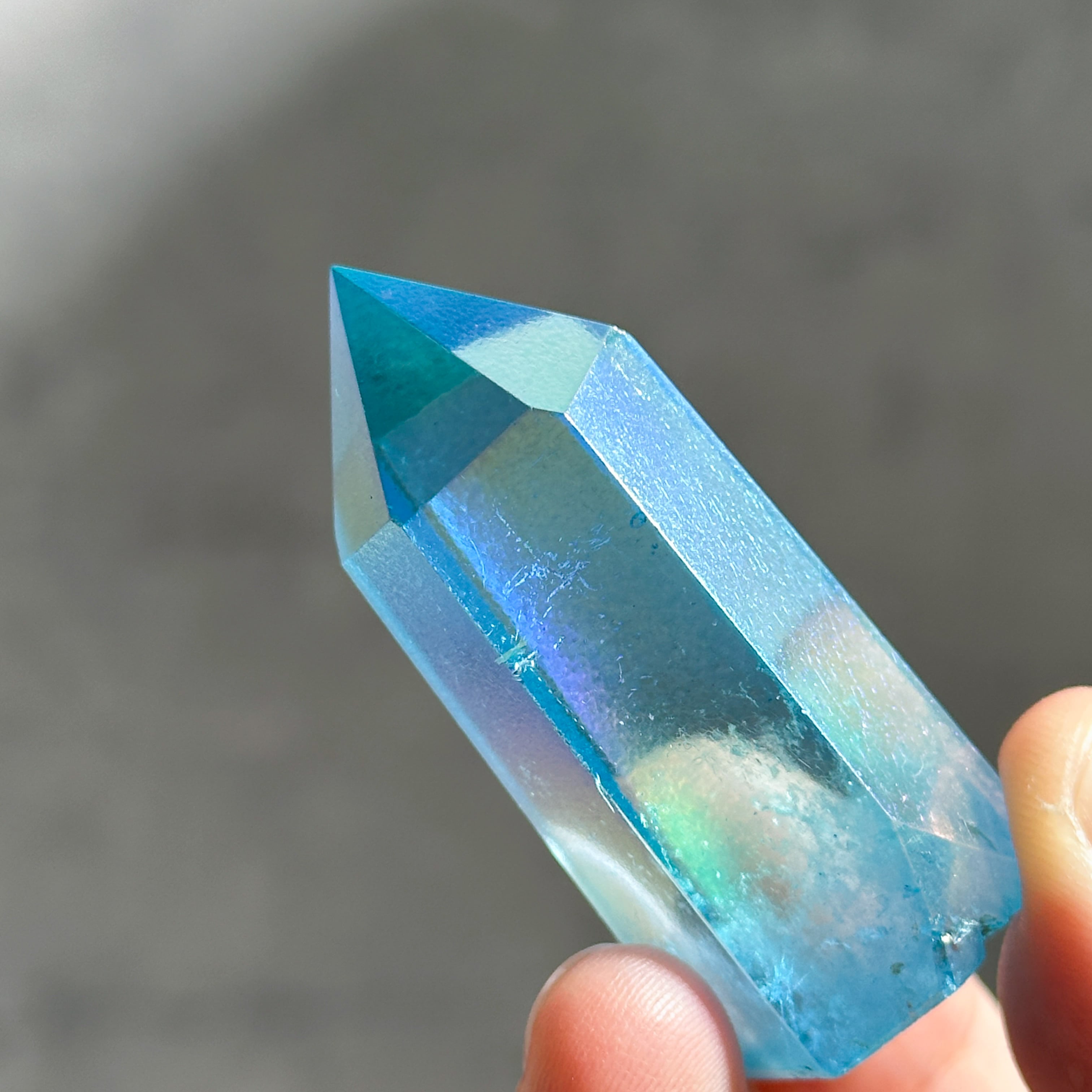 アクアオーラクォーツ タワー 81✧ Aqua Aura Quartz ✧天然石・鉱物