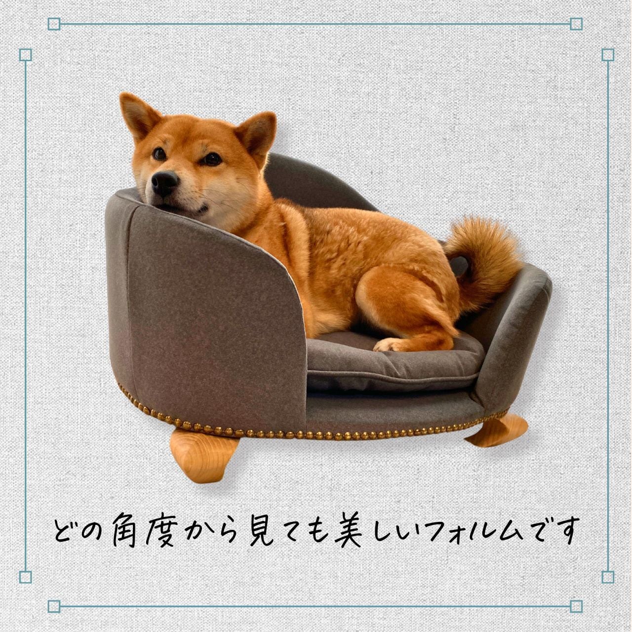 ほぼ新品　1人用ソファー　大型犬ベット　ローソファー　 80×80　オットマン ほぼ新品 1人用ソファー 大型犬ベット ローソファー 80×80