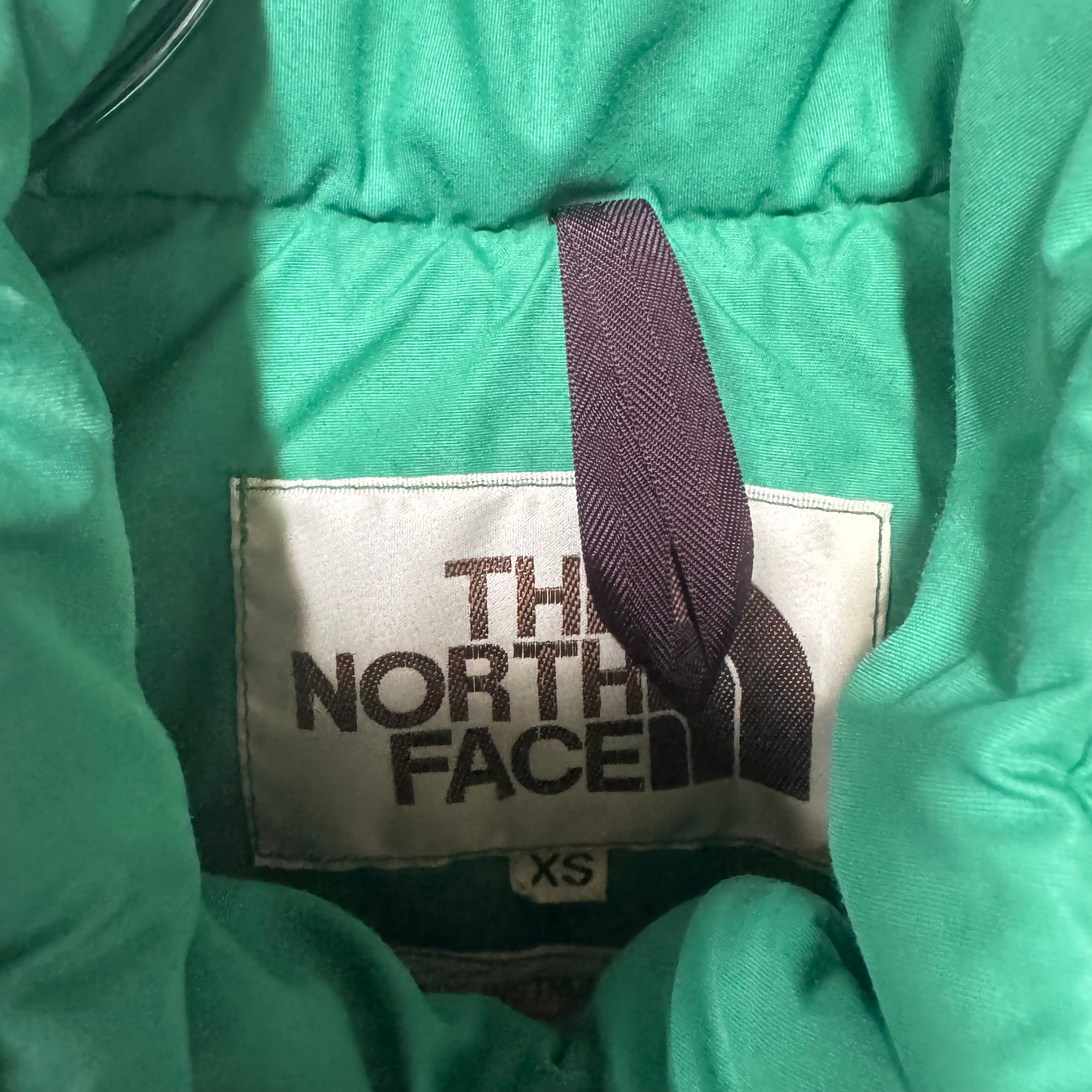 70s~ 茶タグ THE NORTH FACE ダウンベスト グリーン XS | 古着屋 savvy