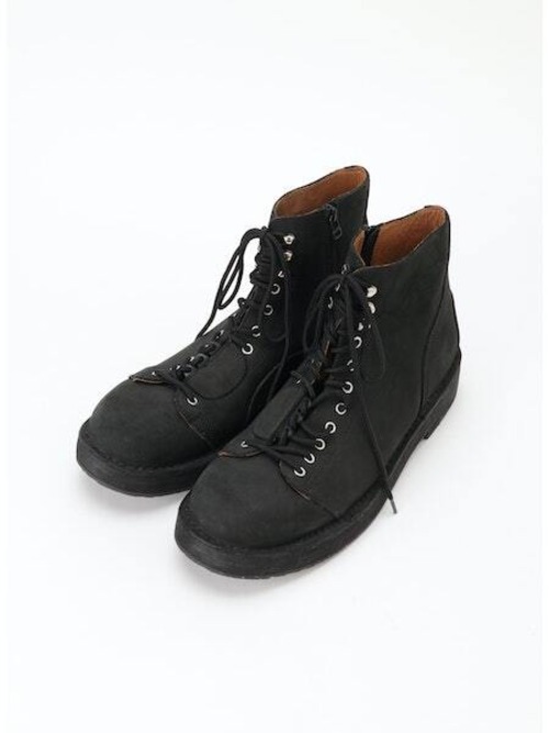 MAT SMOOTH LEATHER ZIP BIKER BOOTS