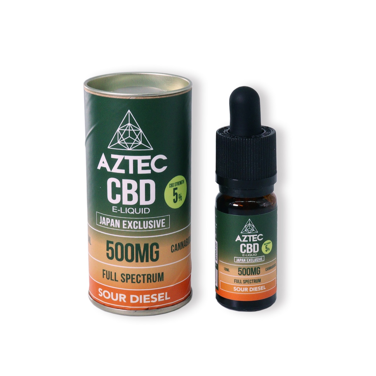 【FULL SPECTRUM】 CBD 5% CBD E-LIQUID 10ml 500mg〈SOUR DIESSEL〉