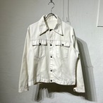 70s Unknown Cotton Twill Trucker Jacket