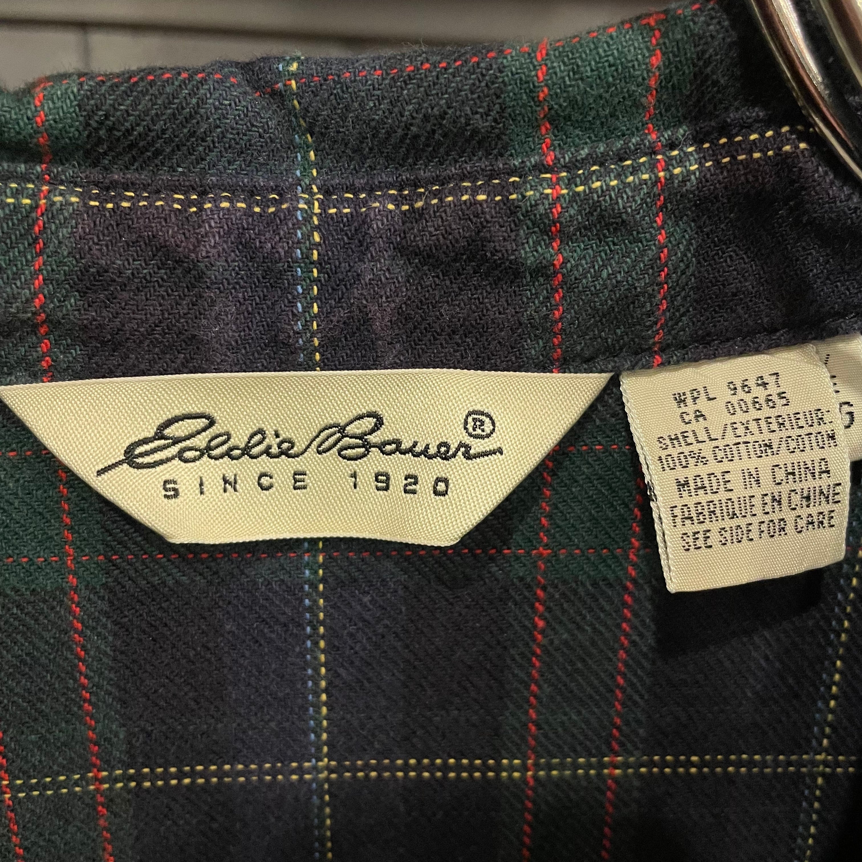 90s Eddie Bauer check swing top,