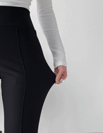 【24aw・再販】 Stretch Slit Boot-cut Pants _2colors