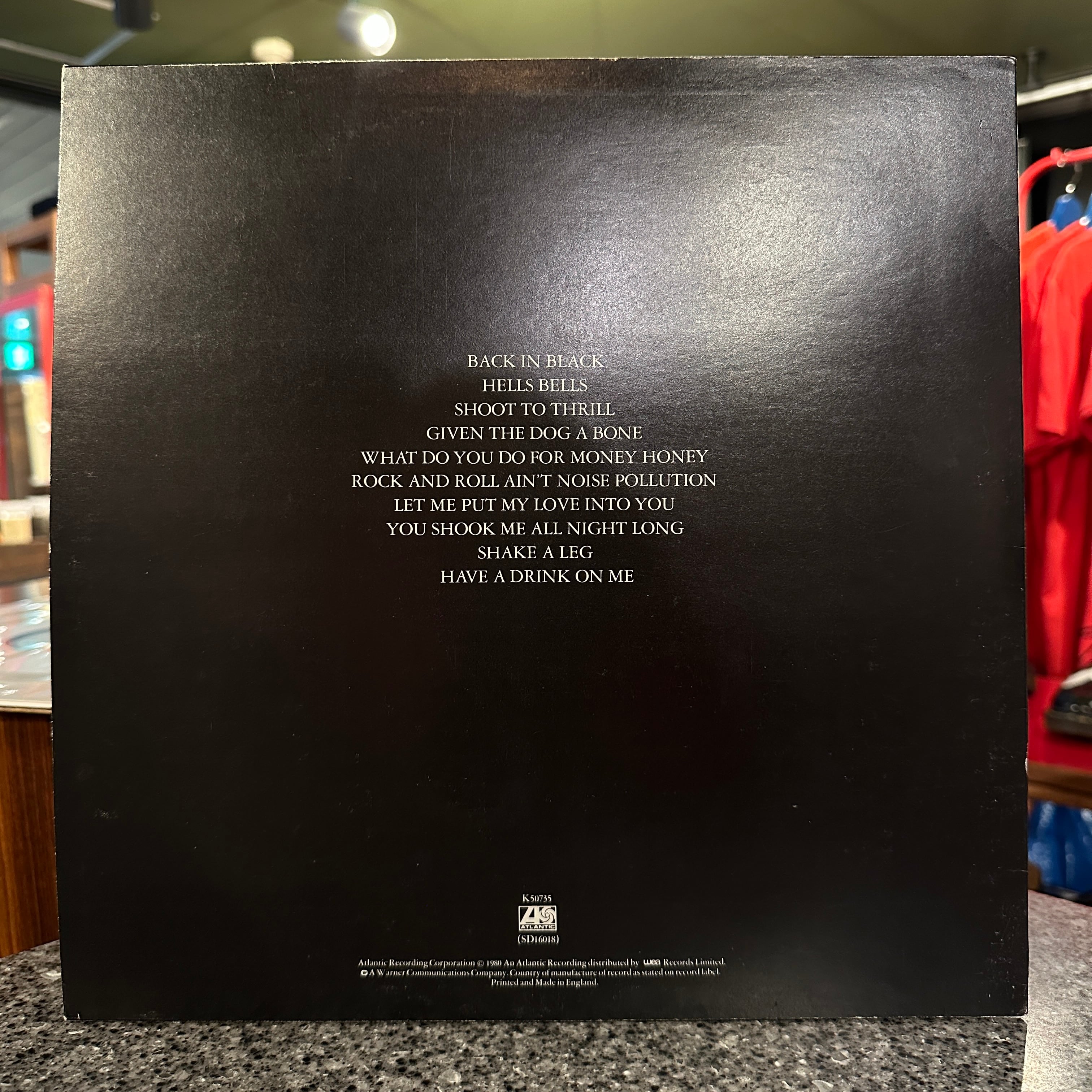 LP】AC/DC/Back In Black | SORC 中古アナログレコード専門店