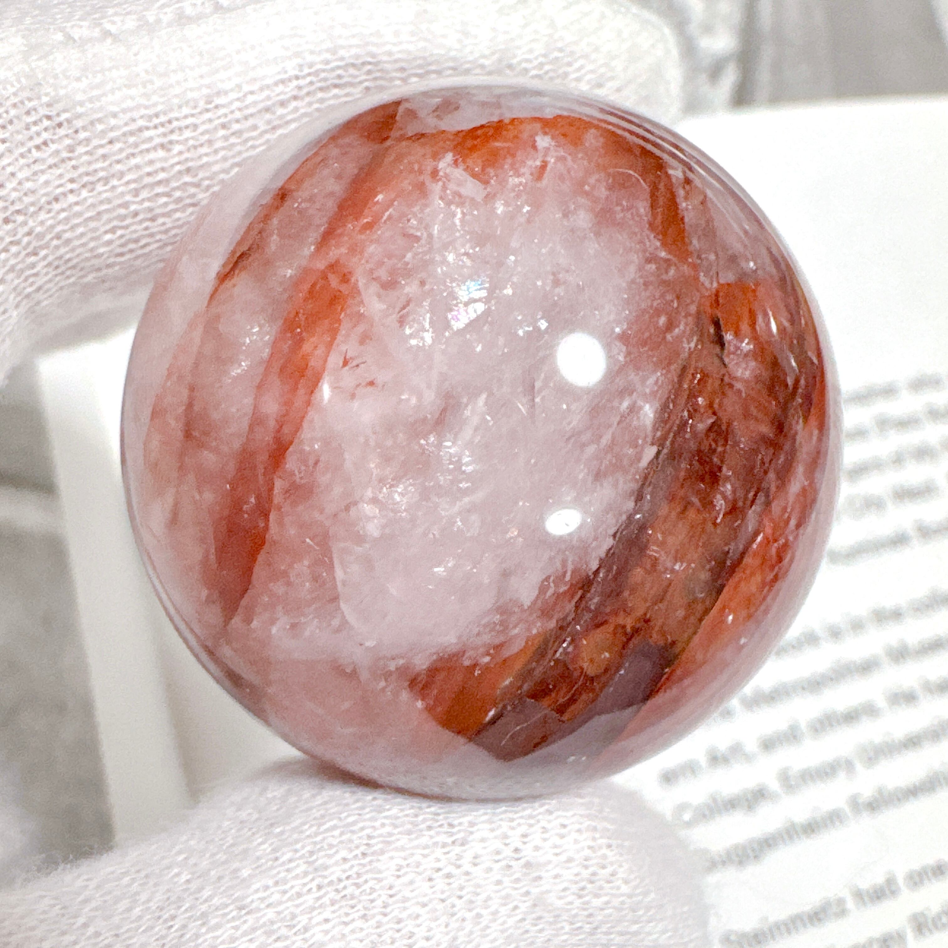 ファイアークォーツ スフィア 丸玉 天然石 | Rinolis-interior stones