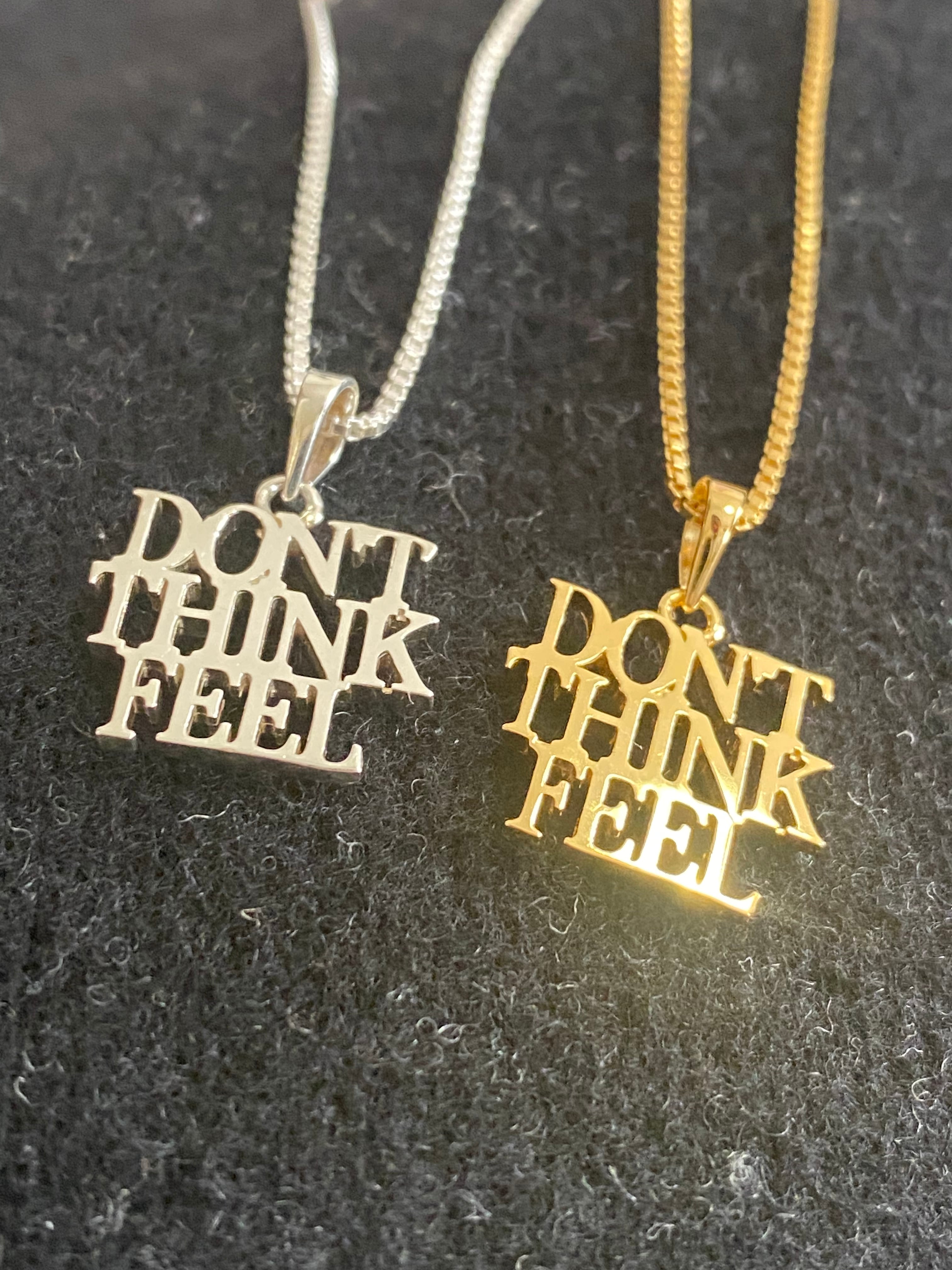 DON'T THINK FEEL Necklace / Silver925 シルバーネックレス/ IN-PUT