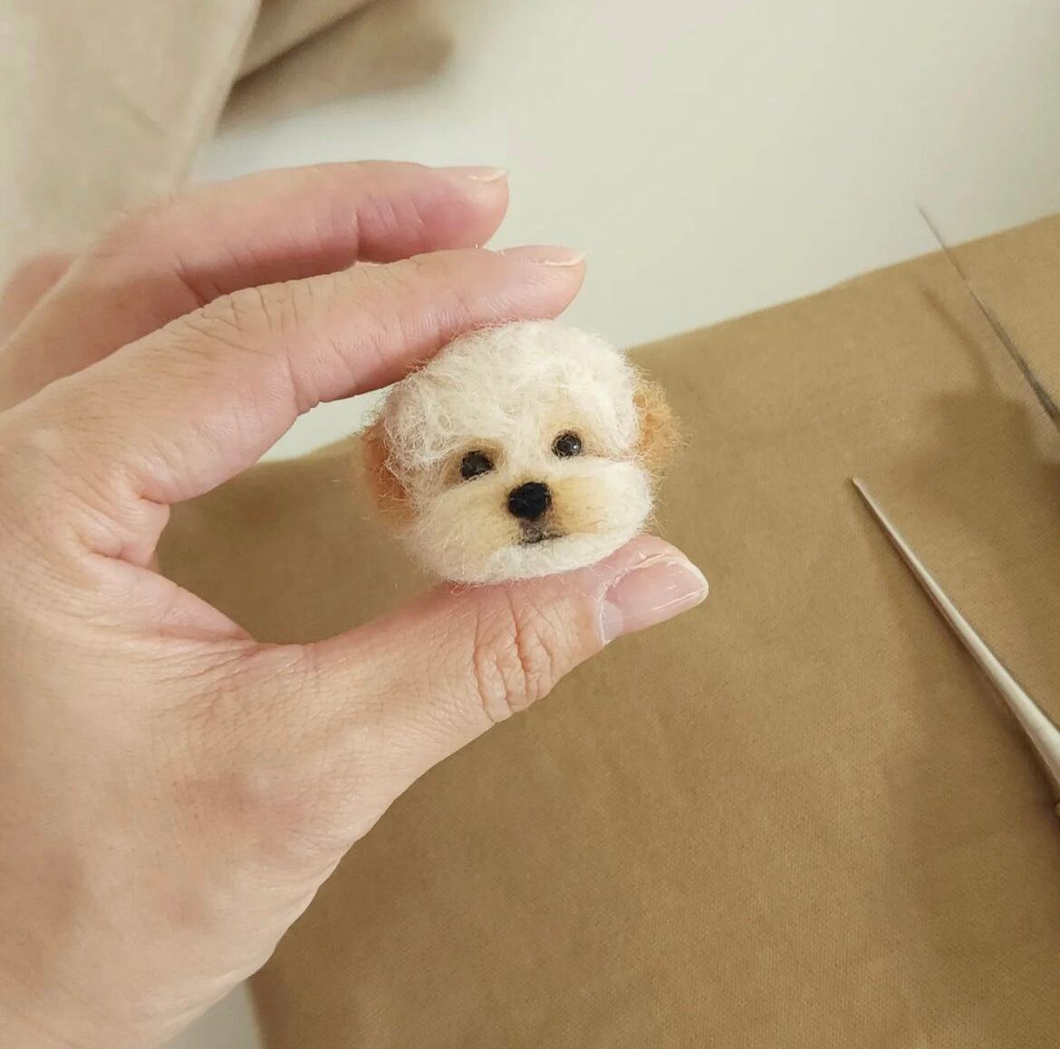 販売終了）My Dog Griptok（うちの子羊毛スマホグリップ） | PANNA HOUSE