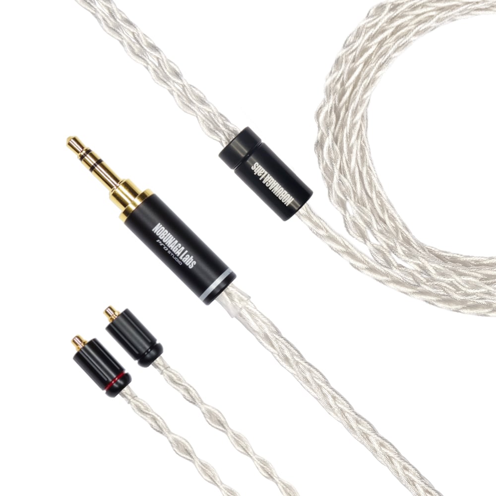 鬼丸 破(おにまる は):NOBUNAGA Labs PREMIUM:3.5mm 3極 ストレートプラグ MMCX対応リケーブル