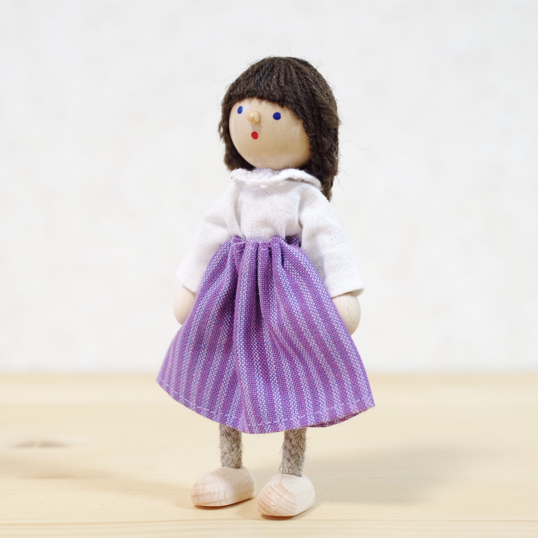 ヘアビック お母さん 紫 | 木のおもちゃ専門店 おもちゃ箱 イカロス