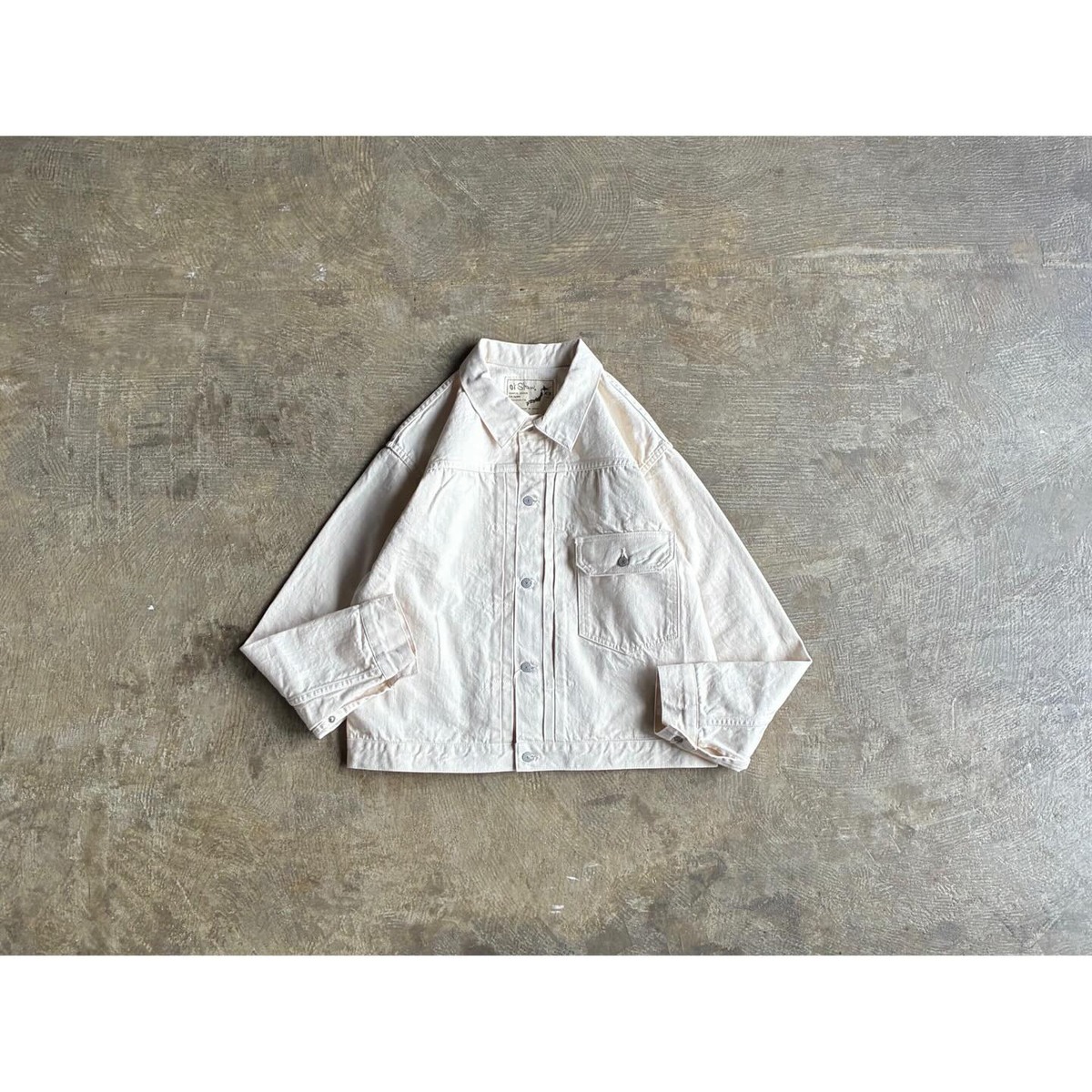 オアスロウ PLEATED FRONT BLOUSE　1st　4 orSlow(オアスロウ) Type1 40's Pleated Front Blouse Kinari