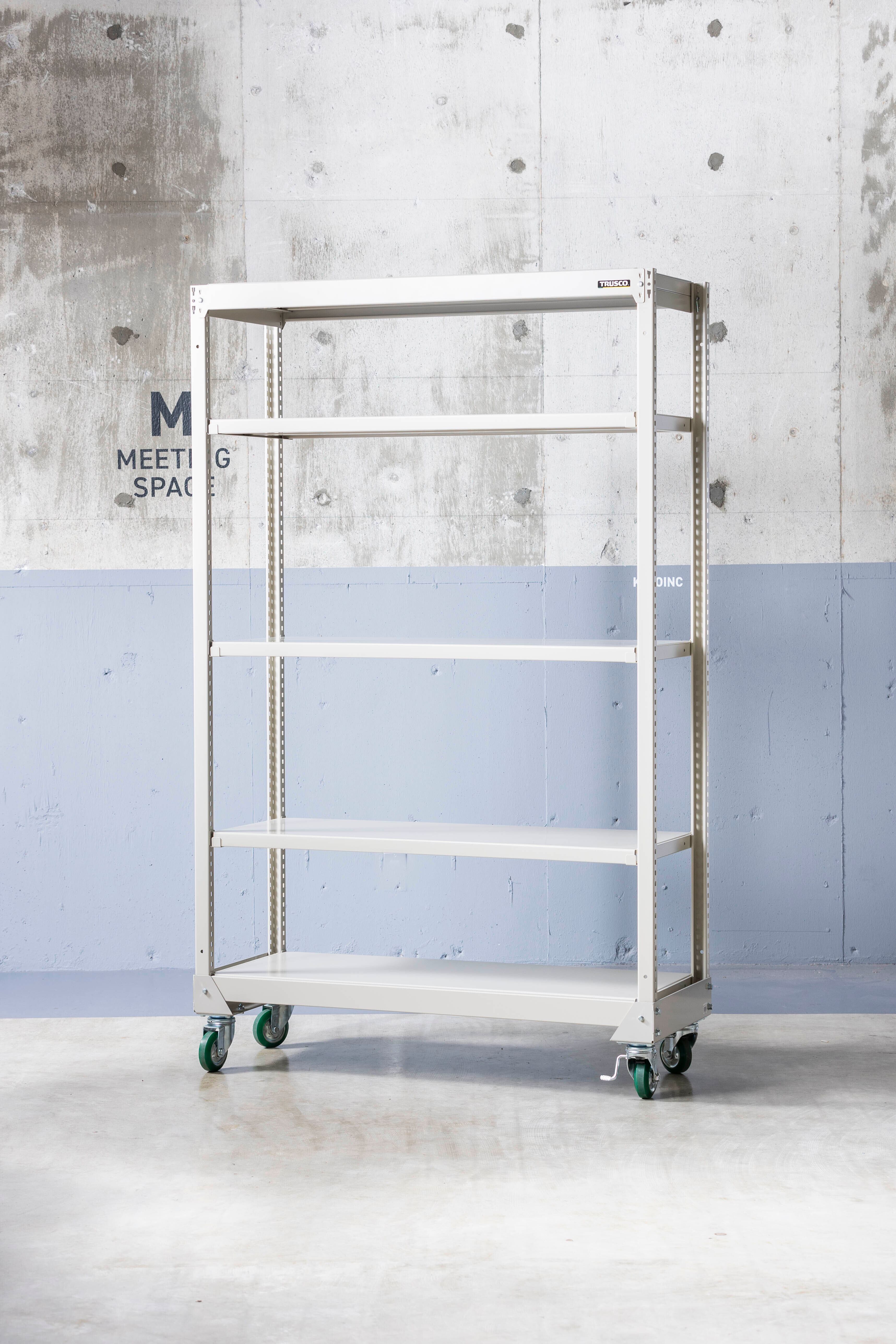 W1160㎜ D445㎜ H1800㎜ 5段 スチールシェルフ | KOYOINC LIFESTYLE