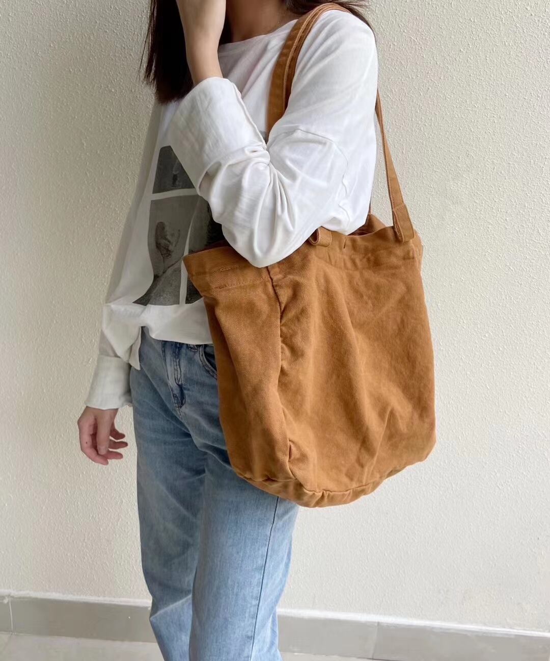 コットン エイジングトートバッグ　AS119-377