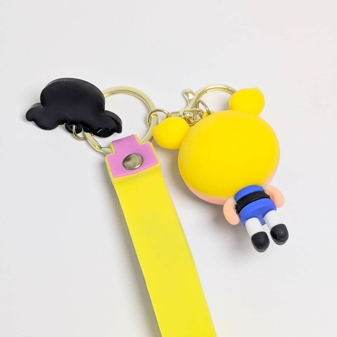 【 The Powerpuff Girls ( パワーパフガールズ ) 】 3D Rubber KeyHolder / 3Dラバーキーホルダー〚アメリカン雑貨 アメトイ〛