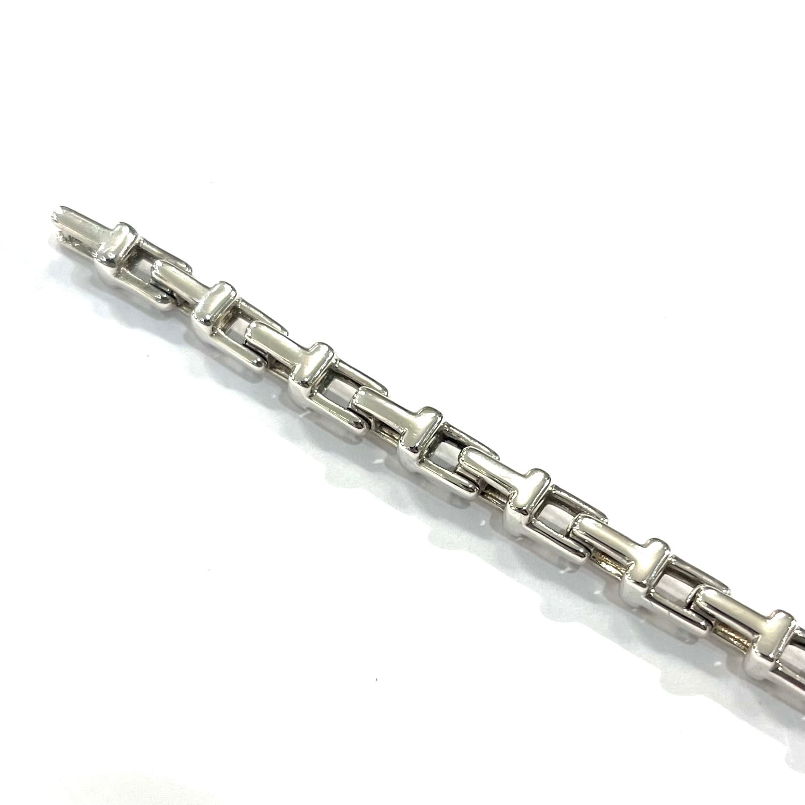 激レア【TIFFANY&CO. 】2791 Tリンクモチーフ シルバーブレスレット