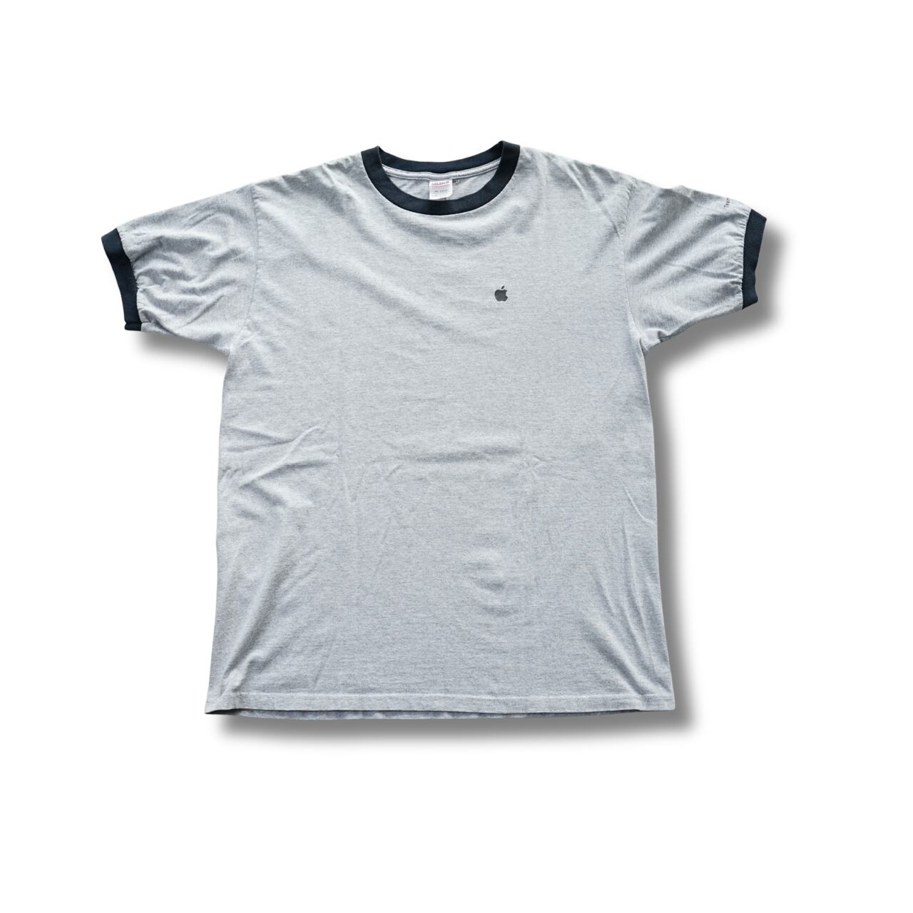 00s Apple アップル Mac OS X Tiger Team Tiger リンガーTシャツ(表記L・実寸L相当)|NA996