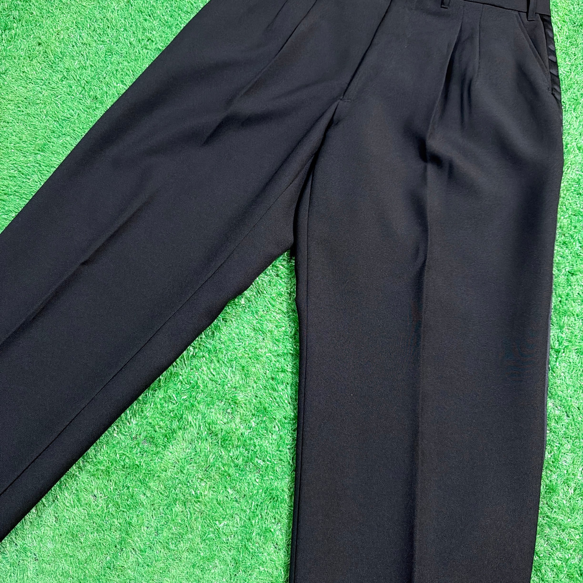 Men's】 80s - 90s サイドライン 2タック スラックス パンツ / 80年代