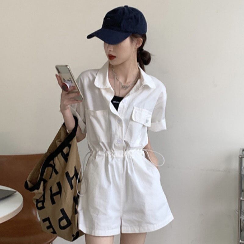 ジャンプスーツ オールインワン サマーウェスト薄手プリントカジュアルパンツ 夏物 YY-ファッション95602692359