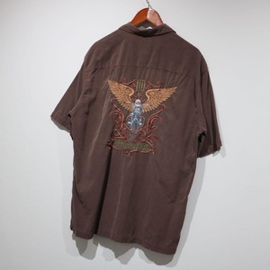 HARLEY DAVIDSON Shirt Silk×Cotton