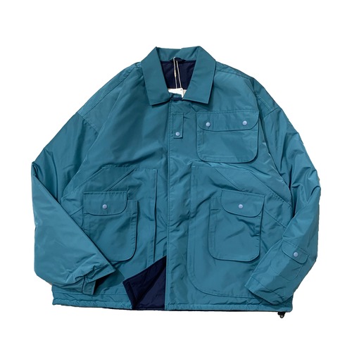 NOROLL / TWO FACE JACKET -SAX x NAVY-