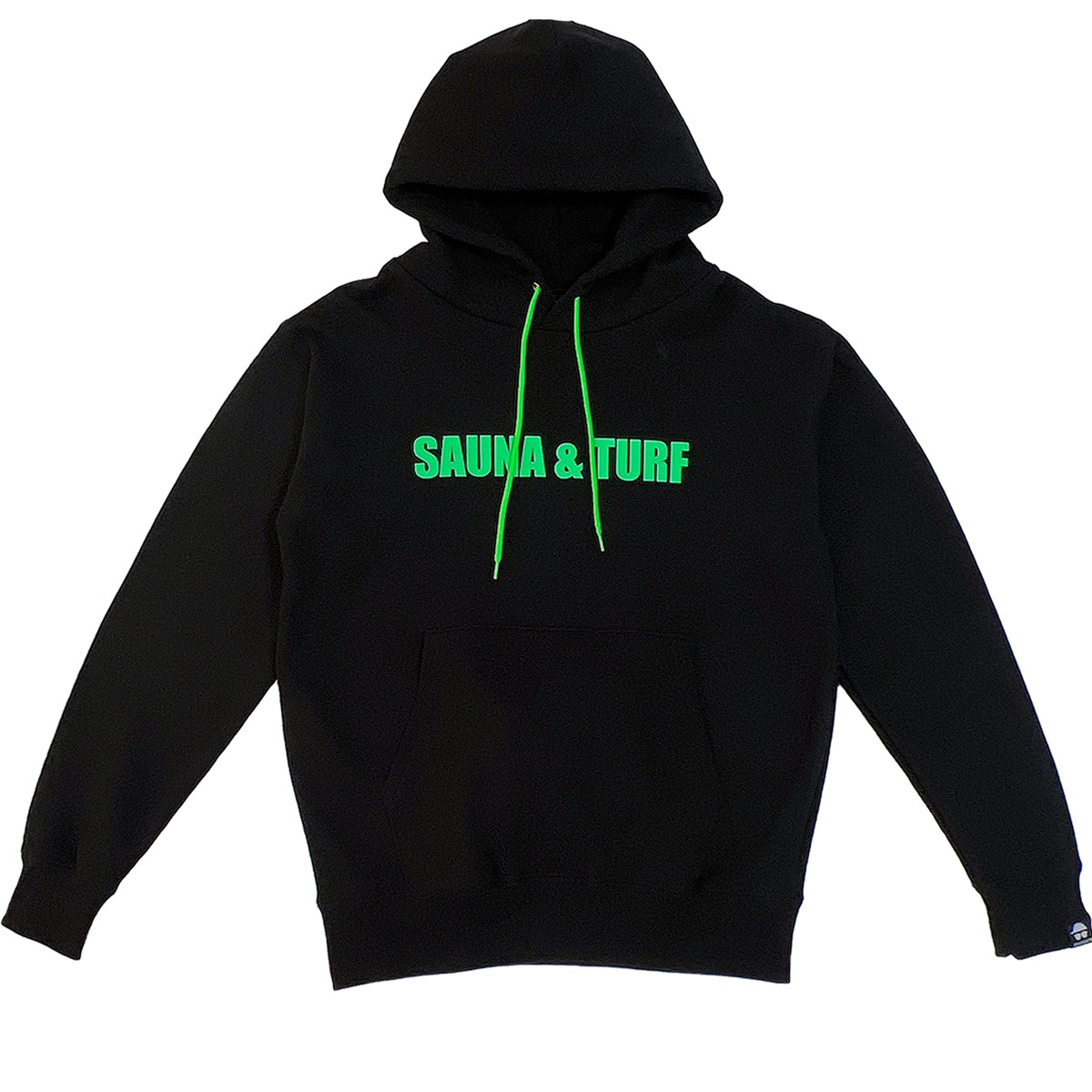 SAUNA&TURF Hoodie【Black】 10YASHOW10【東家商店/トウヤショウテン】