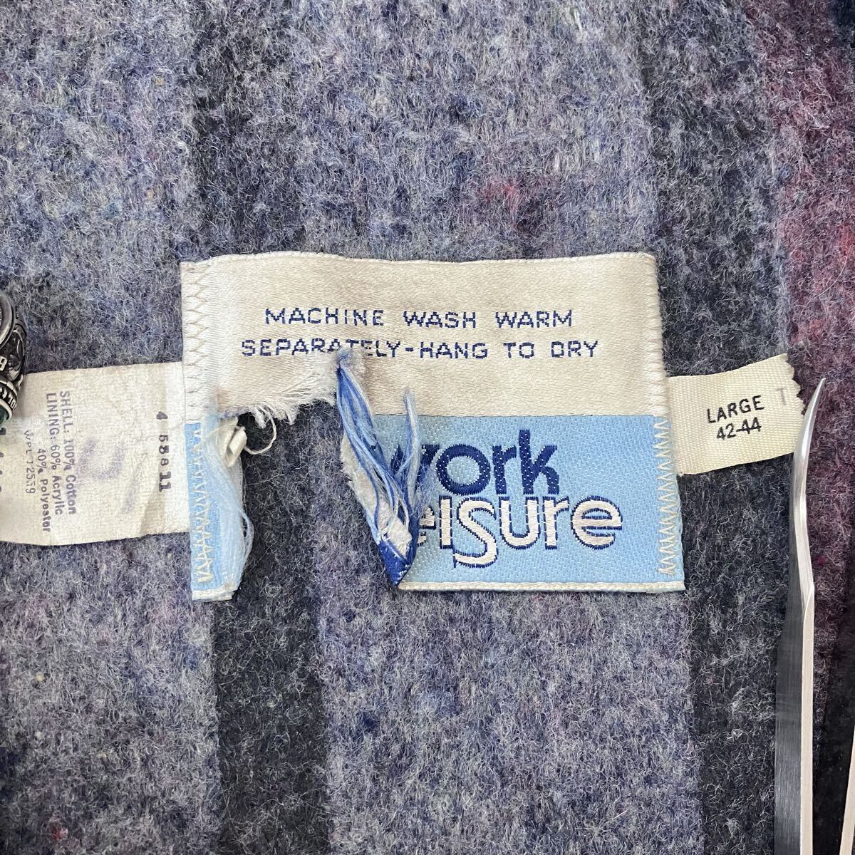 70s〜 USA製 SEARS Work Leisure カバーオール デニムワークジャケット